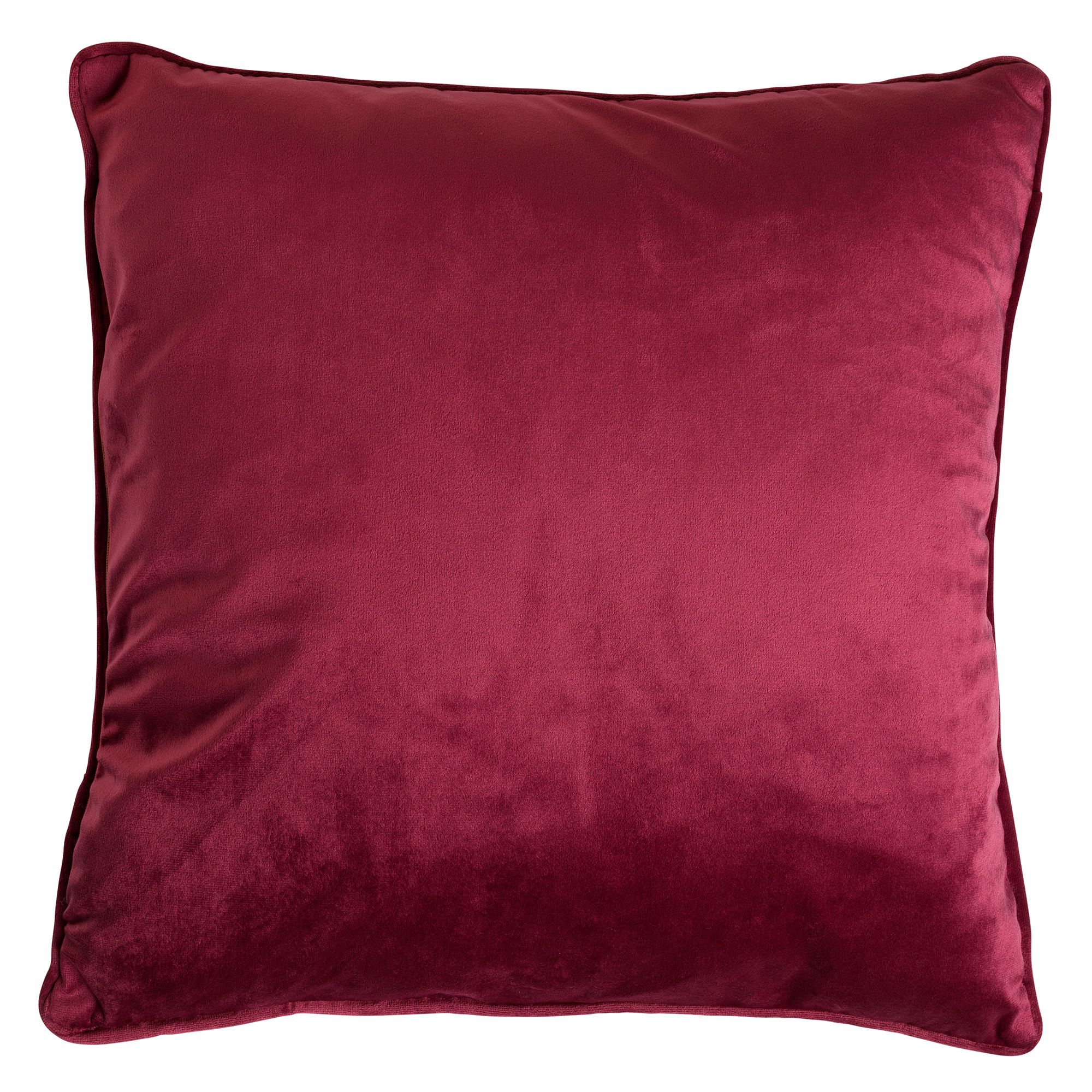 FINN - Dekokissen Samt Red Plum 60x60 cm