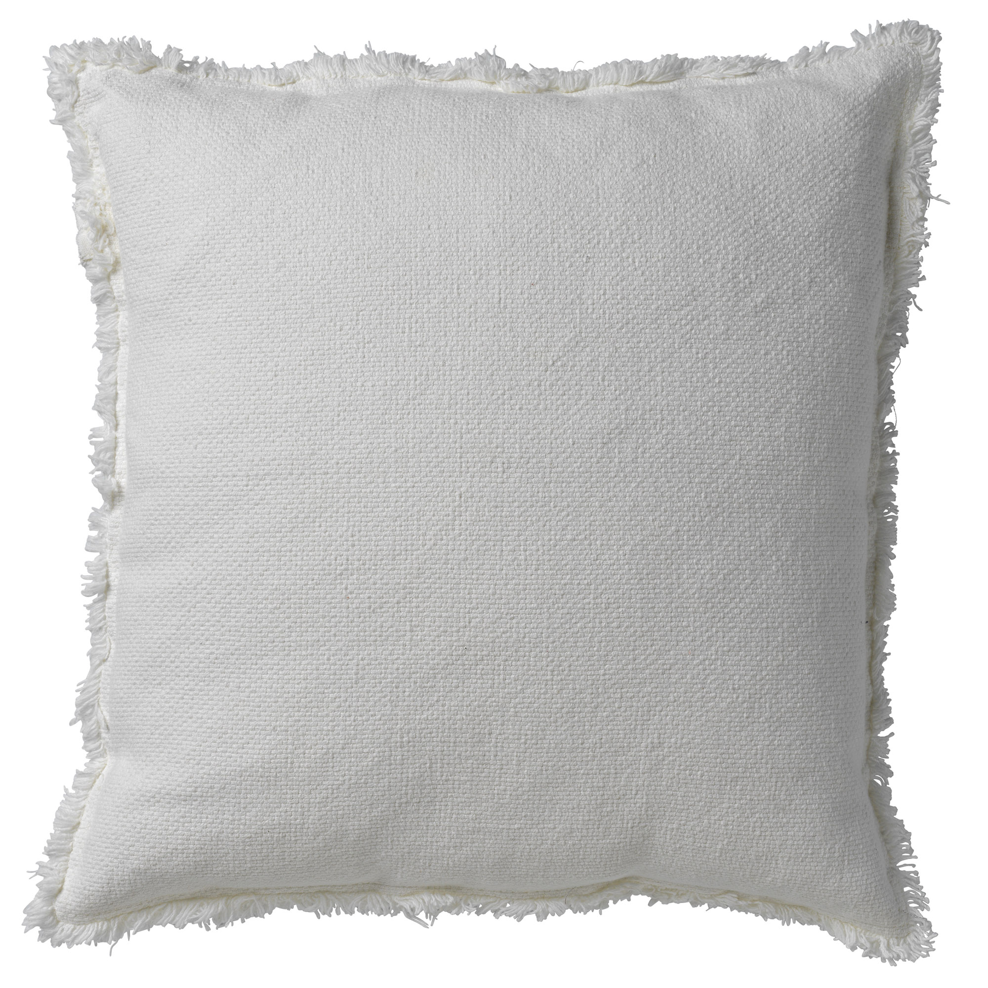 BURTO - Baumwolle mit cm Kissenbezug | White 60x60 stone-washed Kissenhülle optik DDL02121000126 Snow 