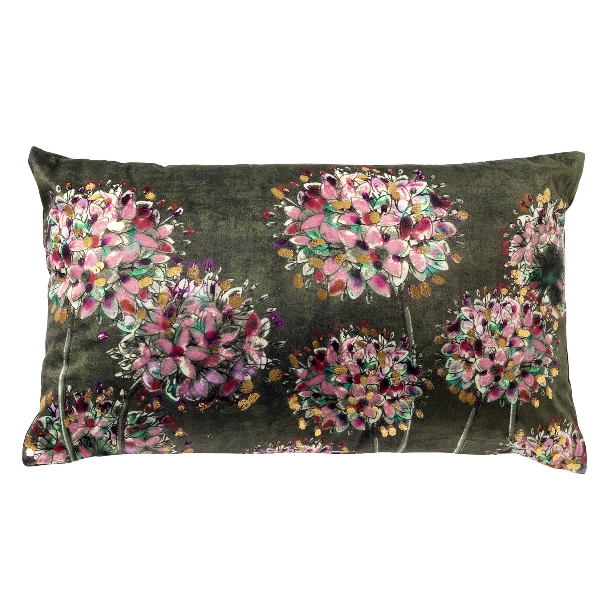 FLORES - Cushion 30x50 cm - Military Olive - green