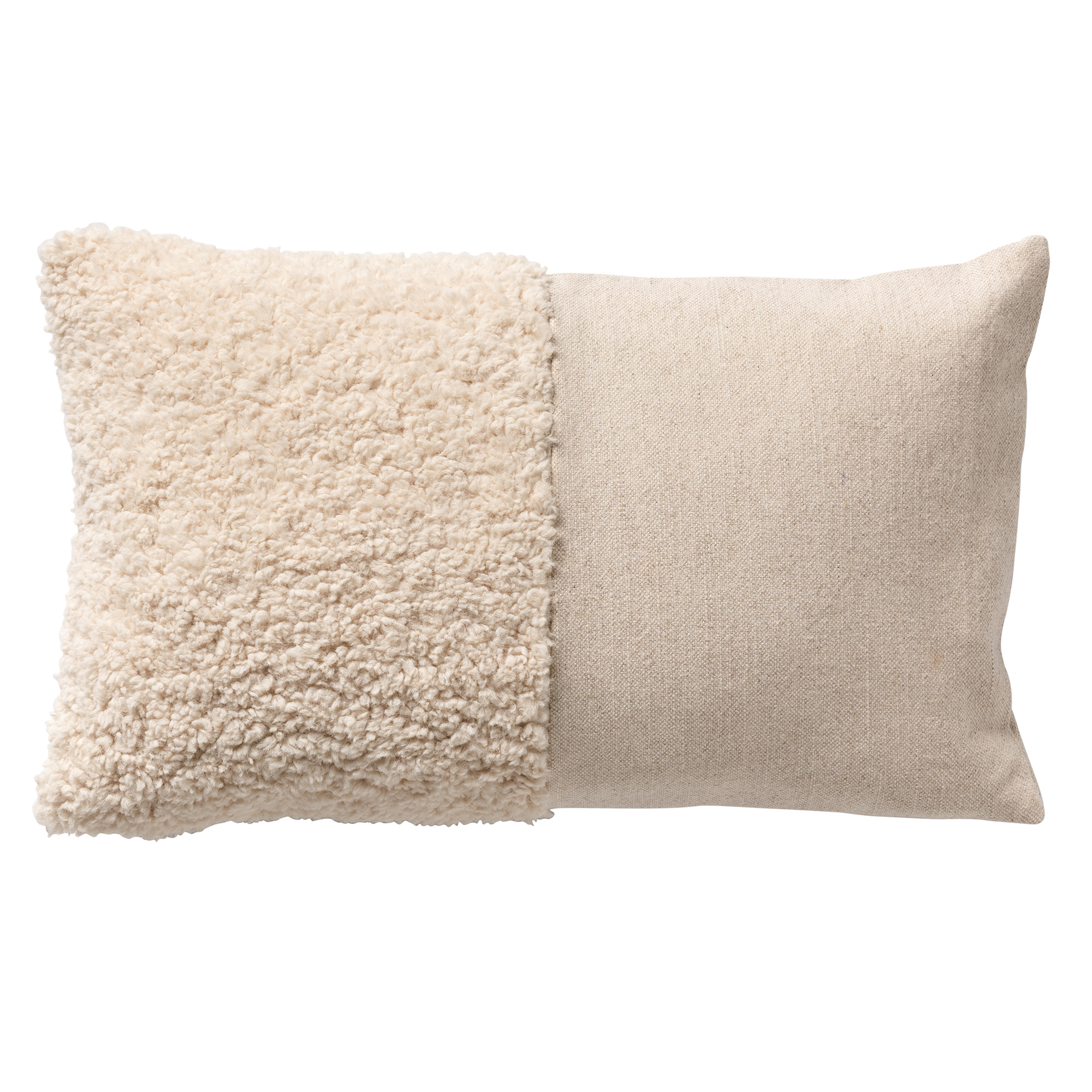 CARLY - Cushion 30x50 cm - Tofu - white