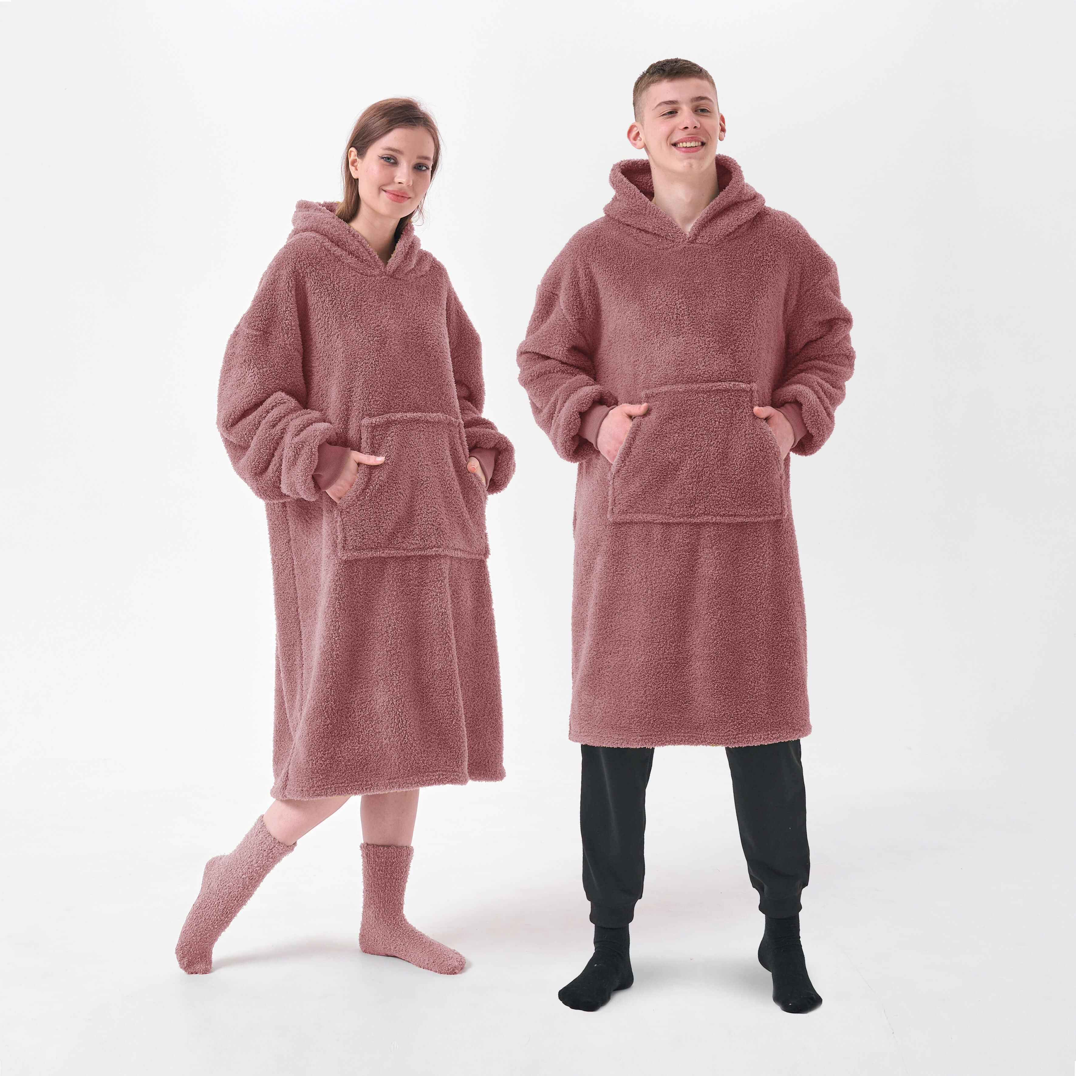 TEDDY Oversized Hoodie 70x110 cm unisex Desert Sand rose 1 piece