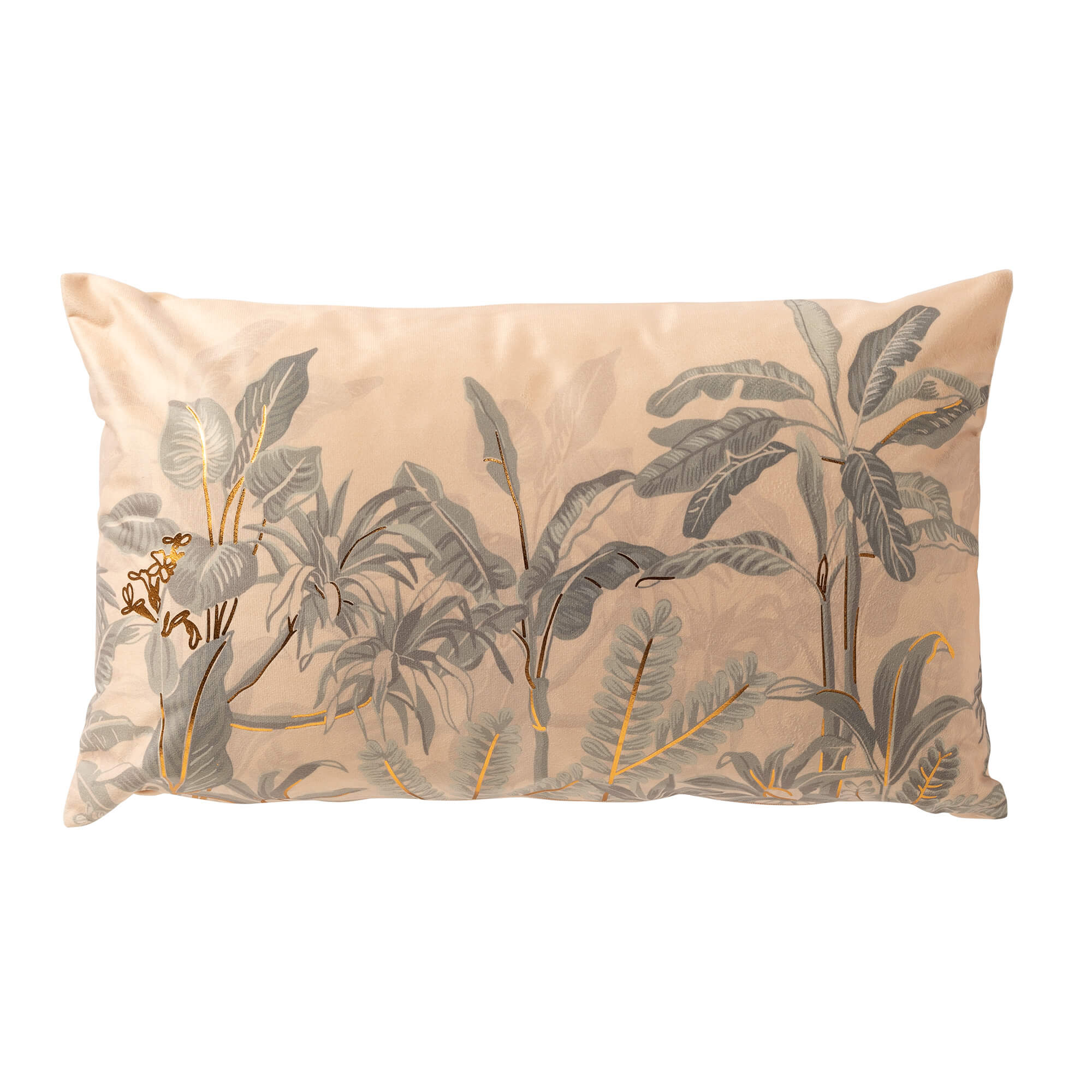 AARON - Coussin 30x50 cm - Moss Gray - rose