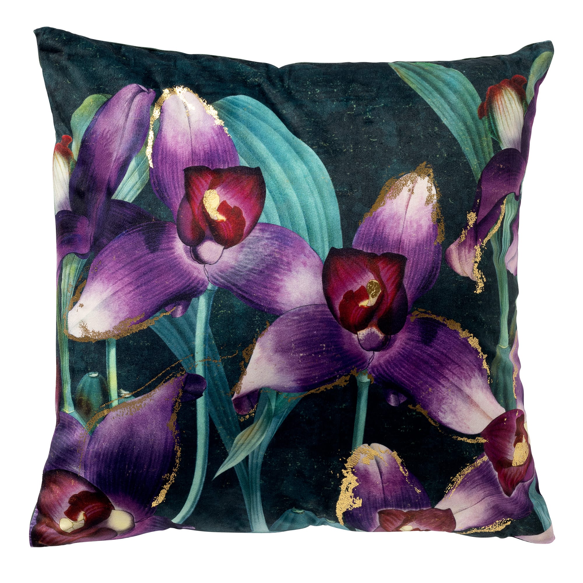 ORCHID - Coussin 45x45 cm - Mountain View - vert - multicolore