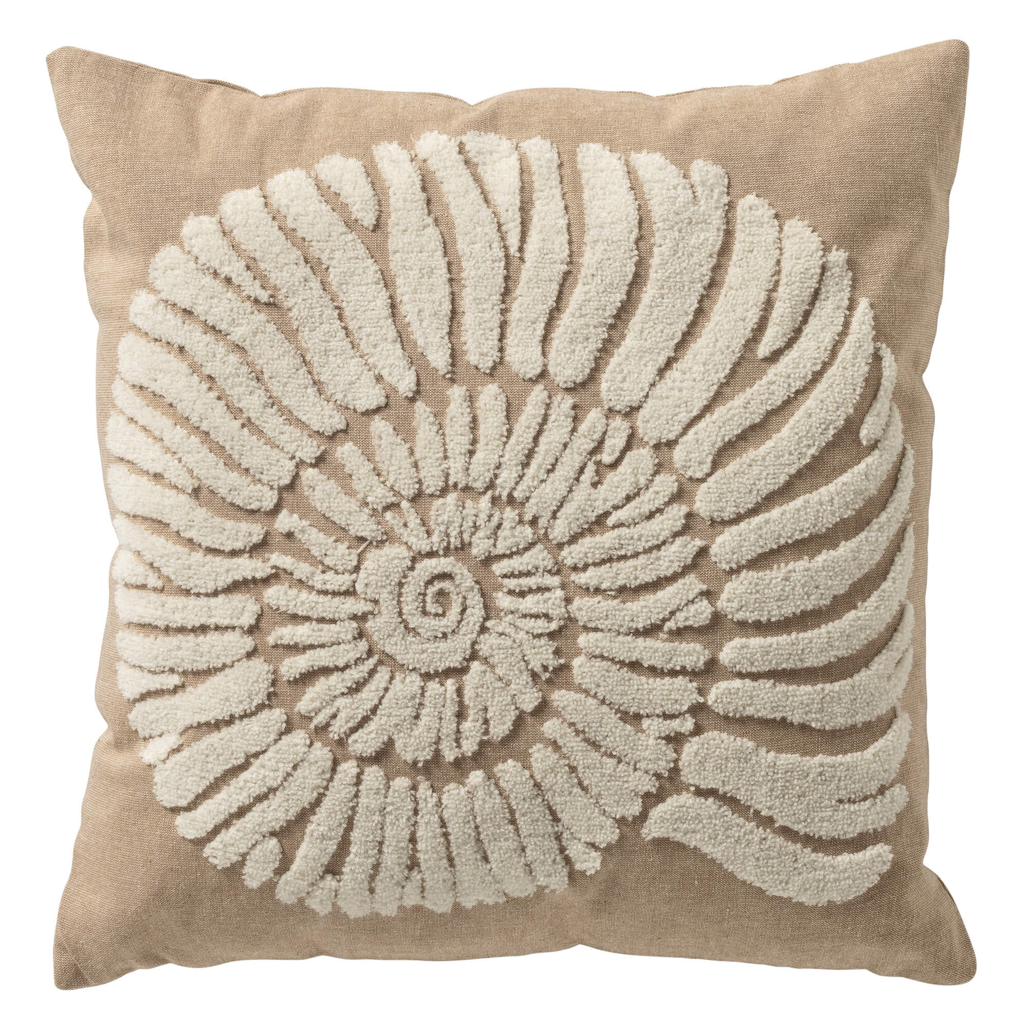 MORGAN - Coussin 45x45 cm - Irish Cream - beige