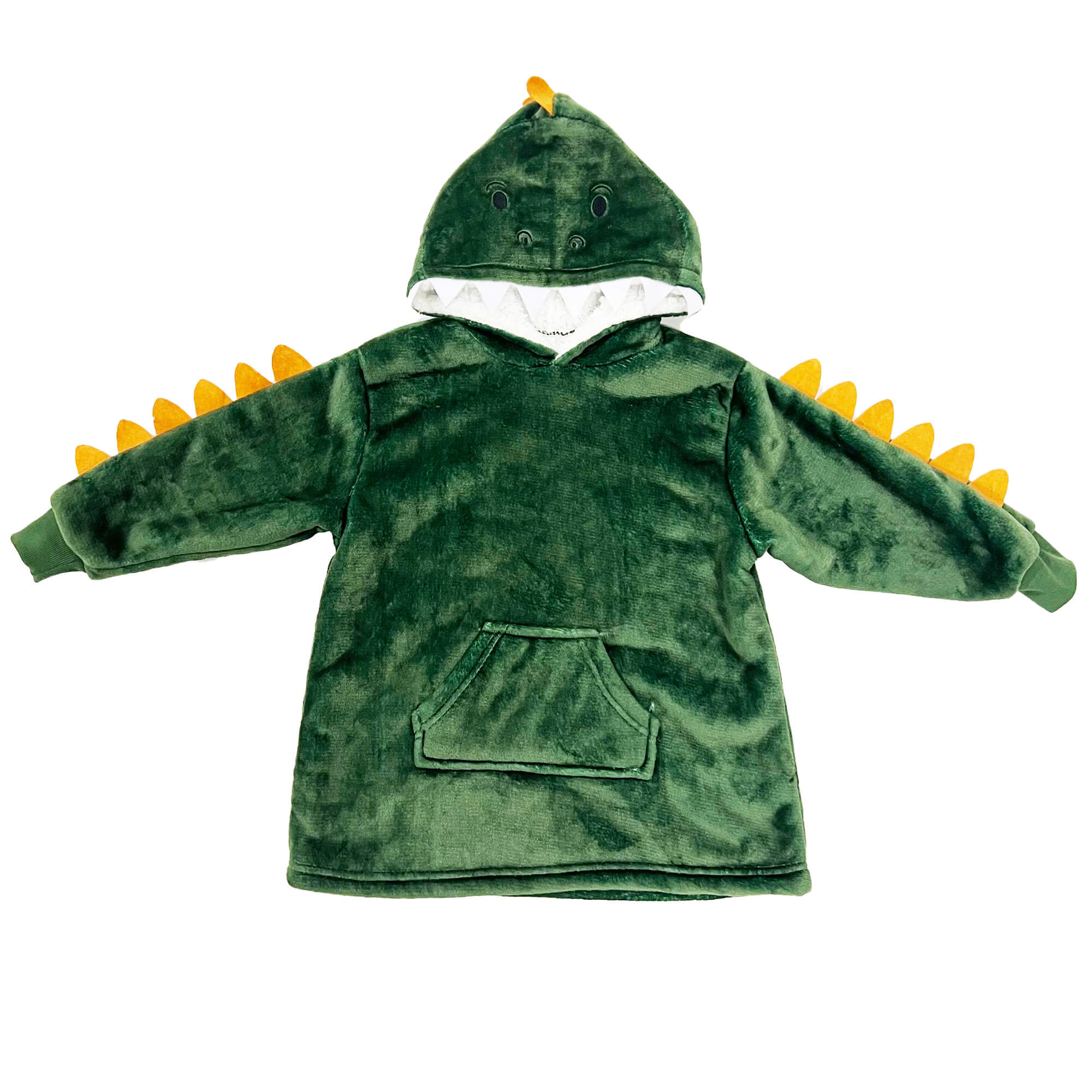 DINO - Sweat à capuche oversize pour enfants - 45x60 cm - English Ivy - vert