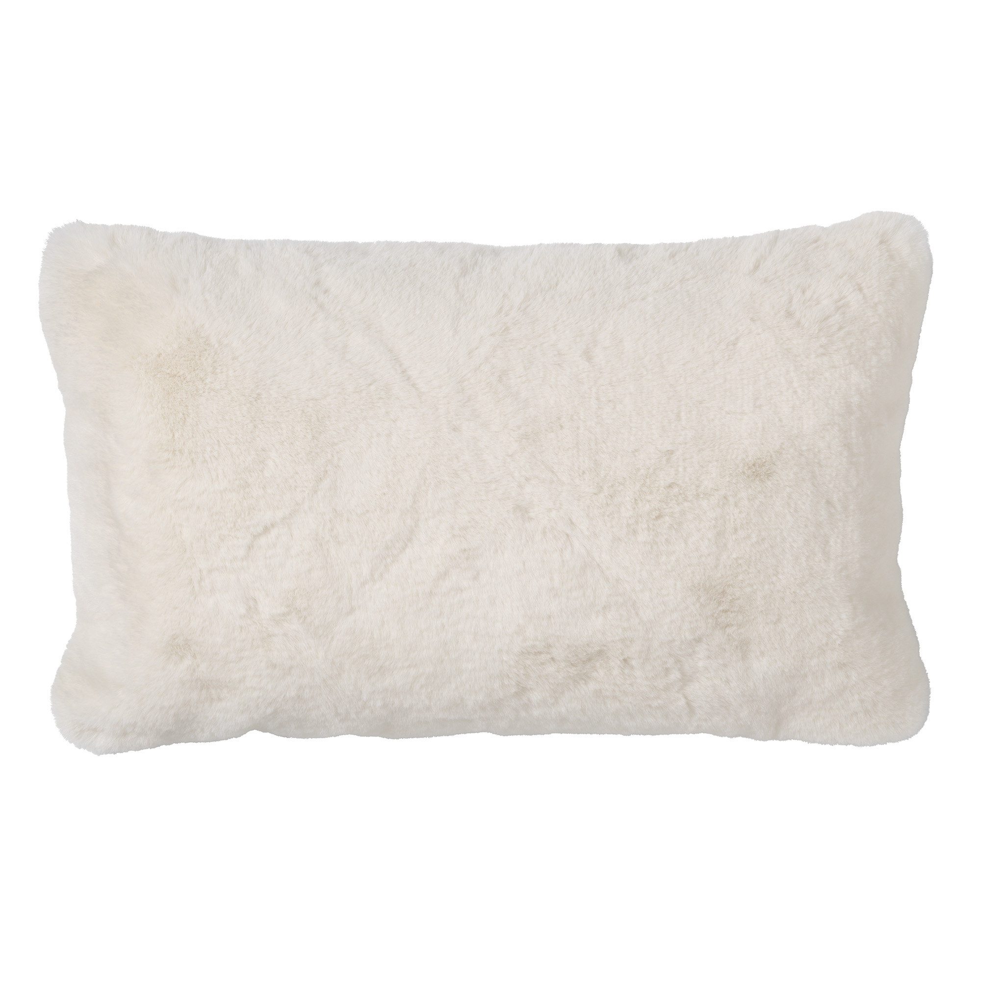 ZOYA - Coussin 30x50 cm - Snow White - blanc